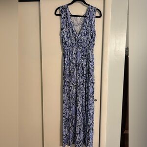 Blue maxi dress